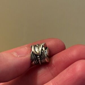 Pandora feather charm
